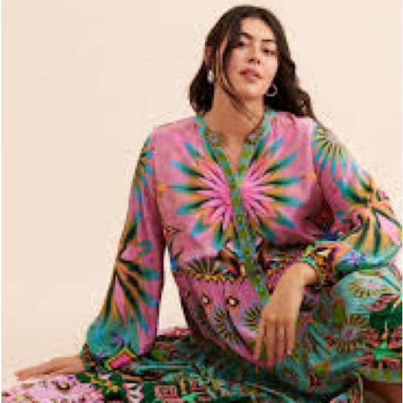 Anthropologie Sidhathha Bansel seven heaven dress size small new without tags - Picture 8 of 10